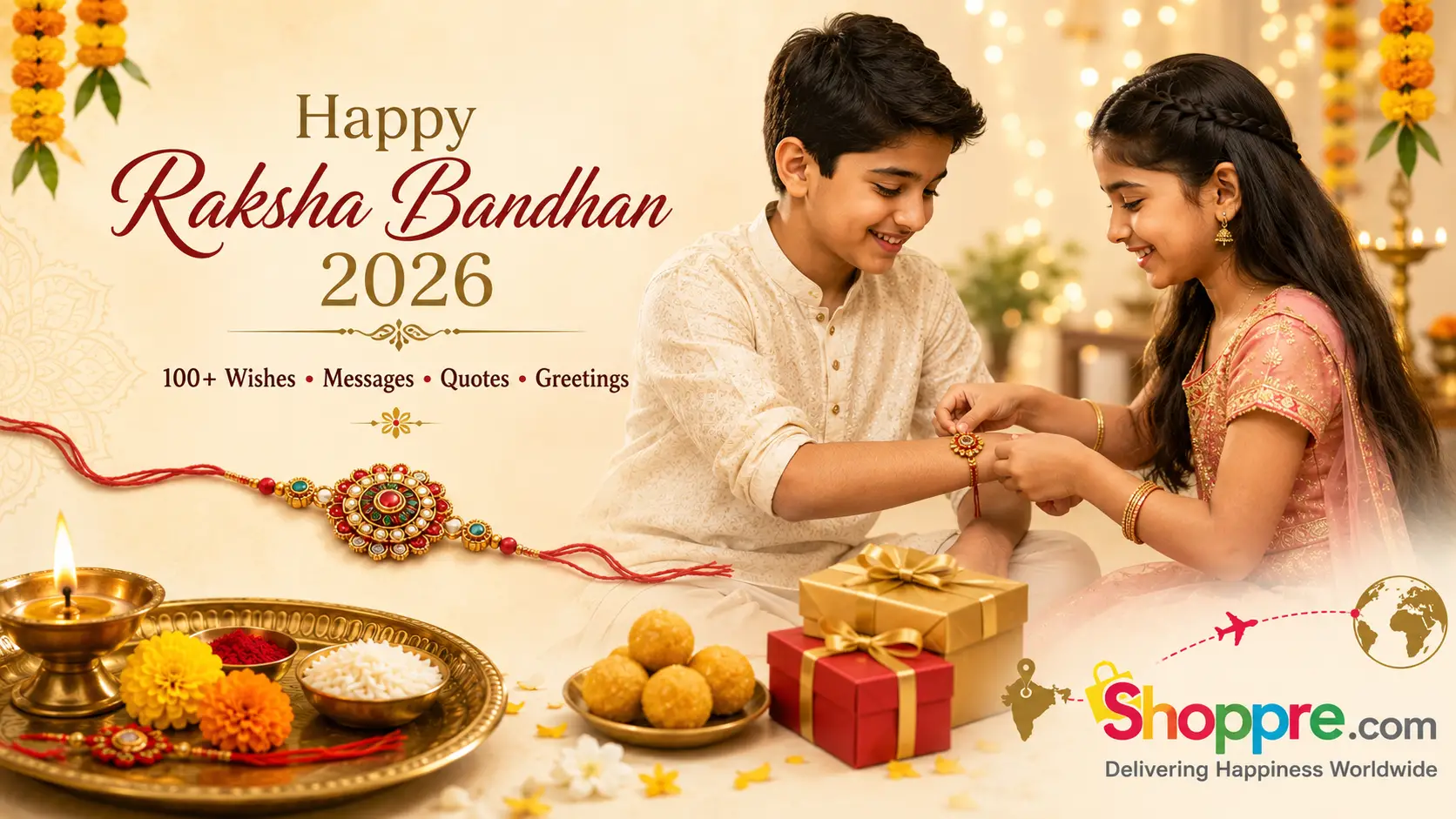 Happy Raksha Bandhan Wishes for NRIs