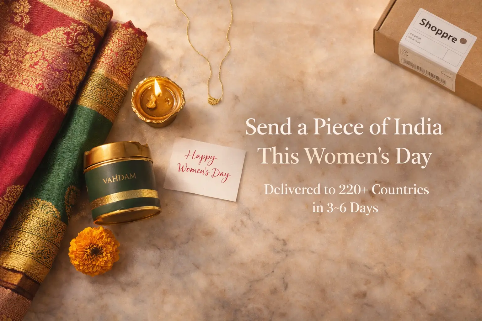 Buy Unique Women’s Day Gifts from India | Import to Any Country